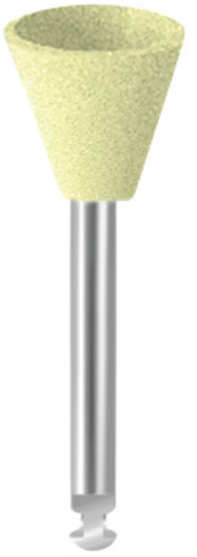 EVE ECOCOMP  Packung  10 Stück hellgelb mittel, RA, Figur umgekehrter Kegel, 9,5 x 8 mm