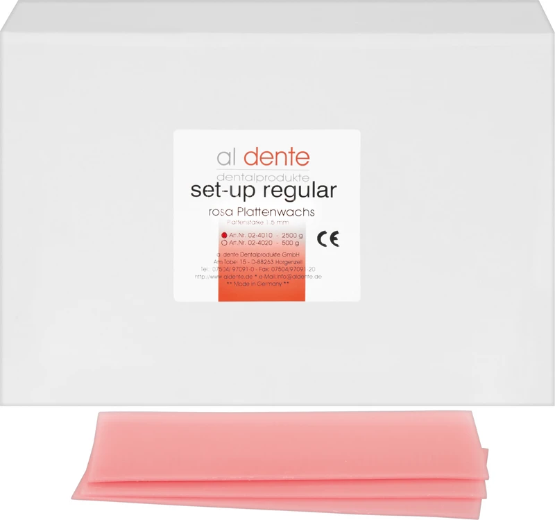 Set-up Plattenwachs  Packung  2,5 kg Sommer hart