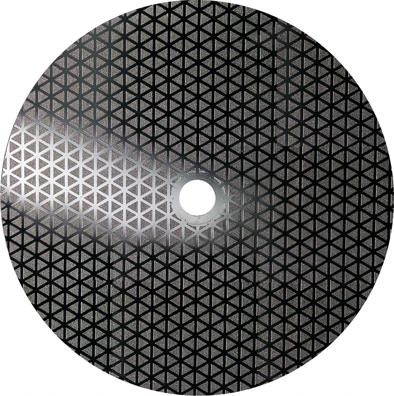 Diamantschleifscheiben  Stück  1 Teildiamantschleifscheibe DELTA inklusive 1 Alu-Träger 8 mm, Ø 250 mm