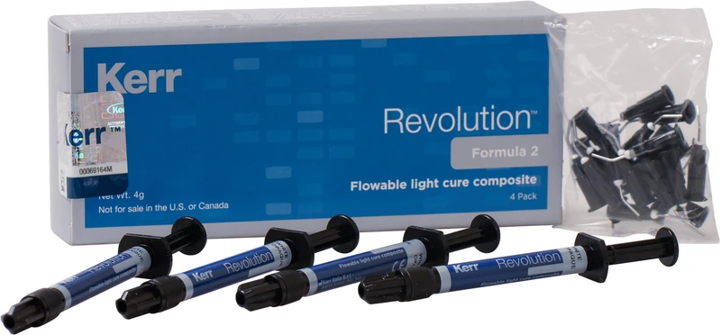 Revolution Formula 2  Nachfüllpackungen  4 x 1 g Spritze weiß opak, 20 Spritzenaufsätze