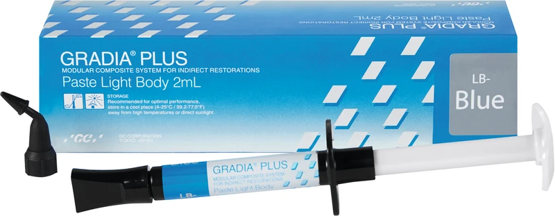 GC GRADIA® PLUS  Spritze  2 ml Paste LB-blau