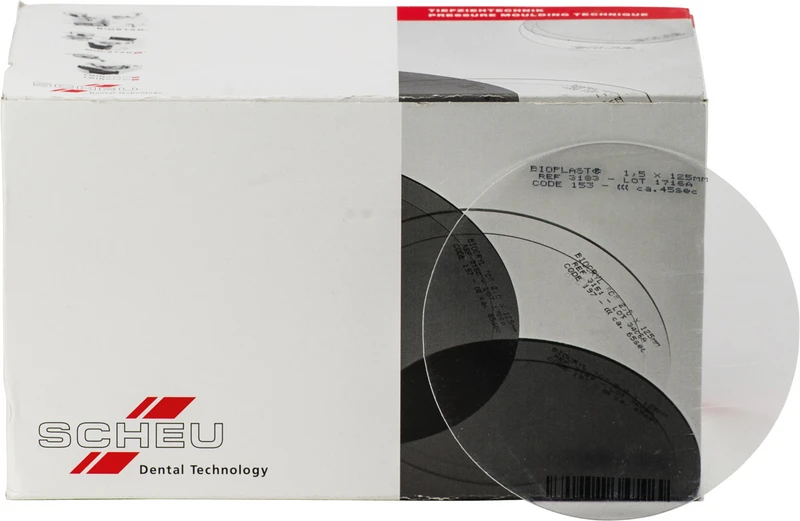 BIOPLAST®  Packung  100 Stück klar, rund, Ø 125 mm, Stärke 1,5 mm