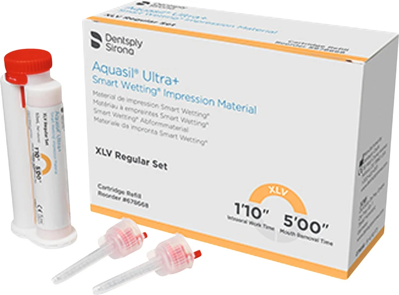 Aquasil® Ultra+  Nachfüllpackung  4 x 50 ml Doppelkartusche XLV Regular Set, Zubehör