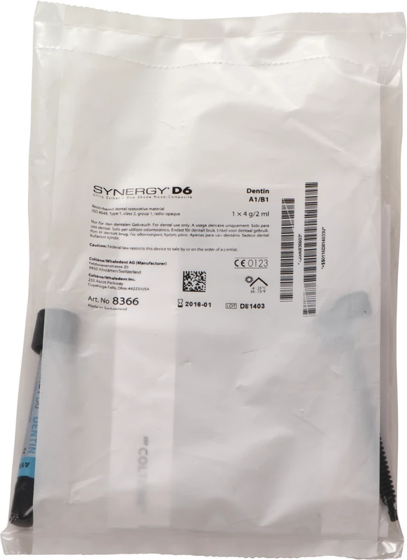 SYNERGY® D6  Spritze  4 g dentin A1\B1