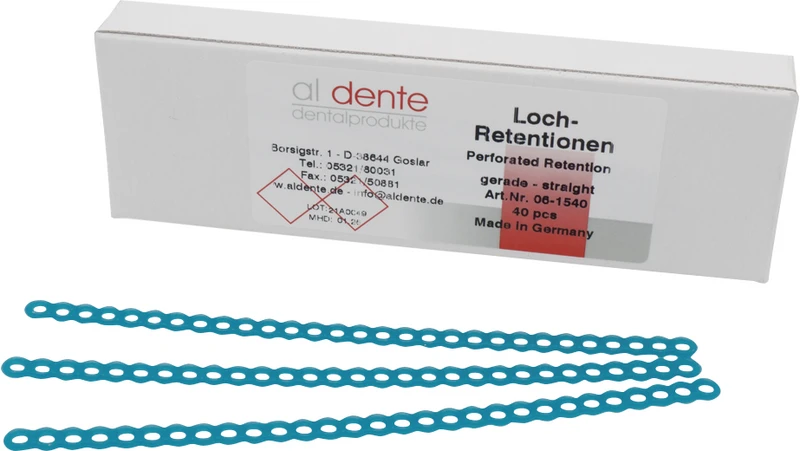 Lochretentionen  Packung  40 Stück, gerade