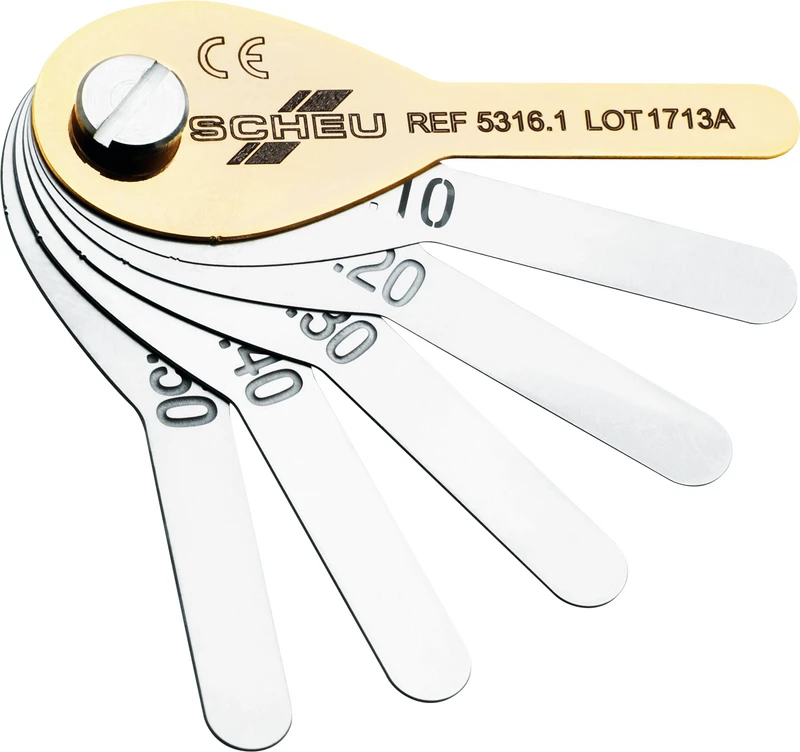 CA® Messlehre  Set  5 Stück 0,1 - 0,5 mm