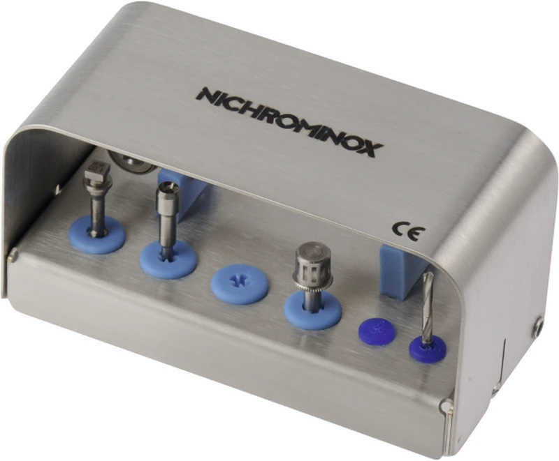 IMPLANT PLUG'IN N° 1  Stück  für 6 Instrumente und 1 Ratsche, 10 x 5 x 4 cm