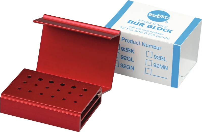 Bohrerständer BUR BLOCK  Stück  rot