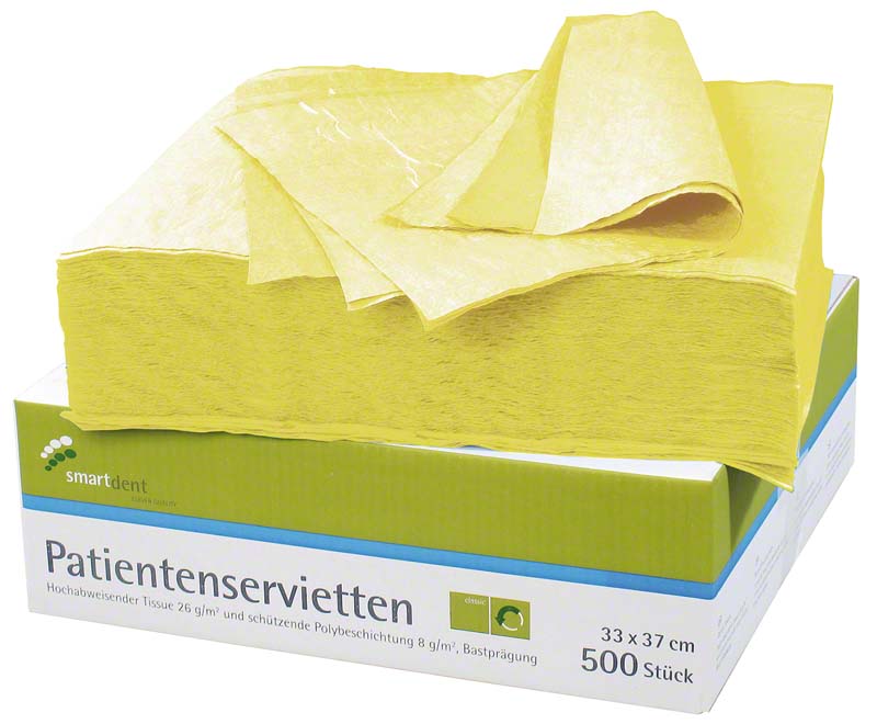 smart Patientenservietten  Packung  500 Stück gelb