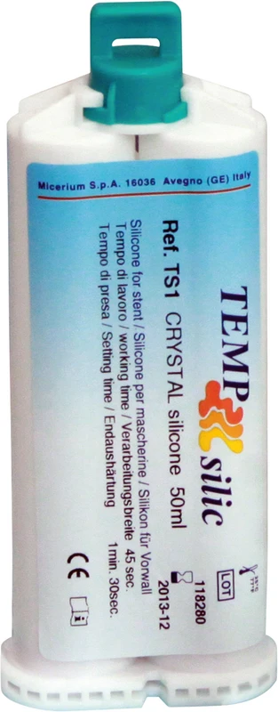 TEMP silic  Stück  50 ml Doppelkartusche, crystal