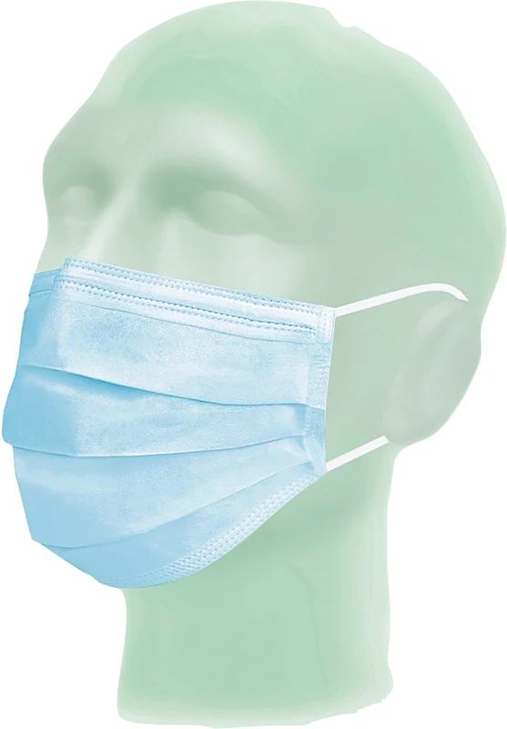 Suavel® Protec OP-Gesichtsmaske  Packung  50 Stück blau, mit elastischer Ohrenschlaufe