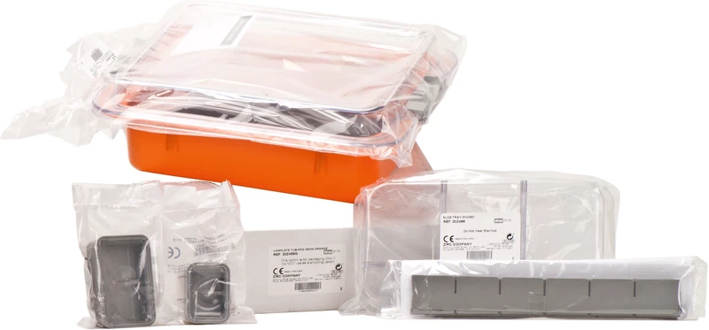 Komplette Materialwanne  Sortiment  1 Materialwanne neonorange inklusive Zubehör