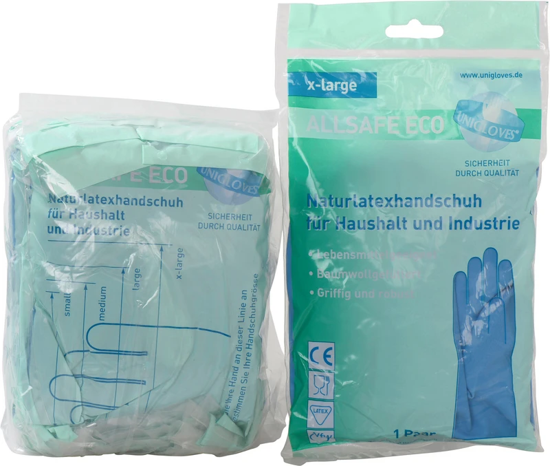 ALLSAFE ECO  Packung  12 Paar blau, XL