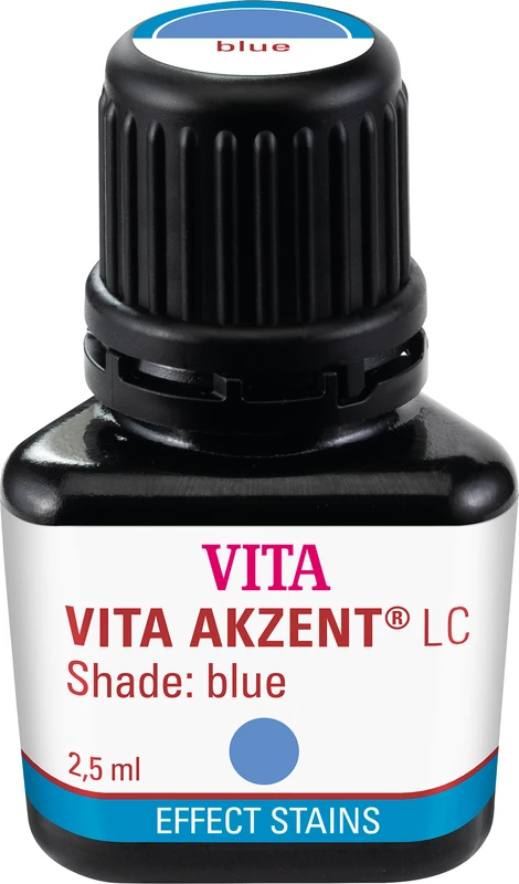 VITA AKZENT® LC  Flasche  2,5 ml Effektfarben effect stains blau