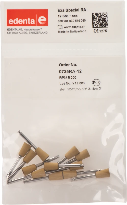 Exa Special  Packung  12 Stück gelb, RA, Figur 030, 10 mm, ISO 060