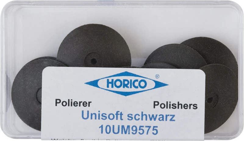 UNISOFT  Packung  10 Stück unmontiert, schwarz, Linse