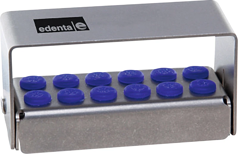 Bohrerständer  Stück  für 12 FG oder 12 RA Instrumente, 61 x 25 x 30 mm