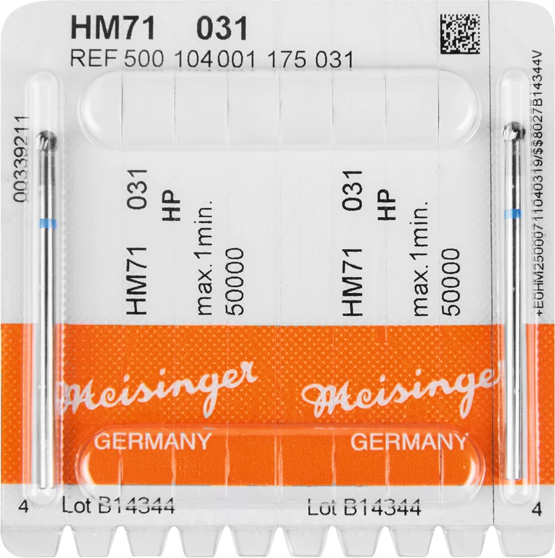 HM-Bohrer 71  Packung  2 Stück HP, Figur 001, ISO 031