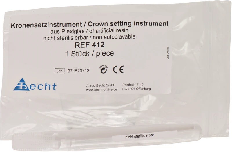Kronensetzinstrument  Stück