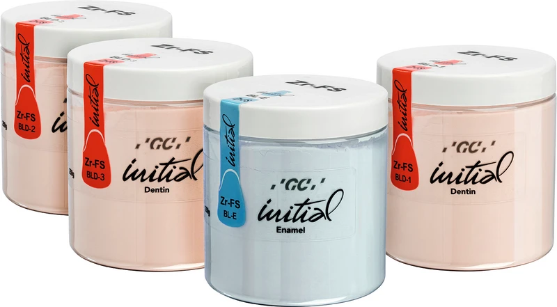 GC Initial Zr-FS  Dose  250 g Pulver bleach dentin BLD-3 (Xwhite)