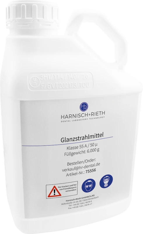 Glanzstrahlmittel  Flasche  6 kg 50 mµ