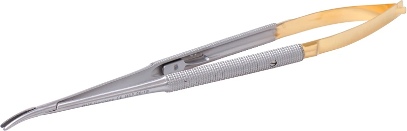 Mikro-Nadelhalter nach Castroviejo Gomel TC  Stück  20-18, 18 cm, gebogen