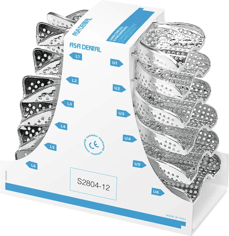 PERMA-LOCK Abformlöffel  Set  12 Stück OK + UK perforiert