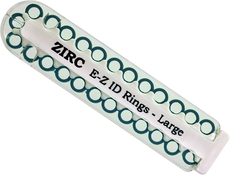 EZ-ID Markierungsringe  Packung  25 Stück blau, Ø 6 mm