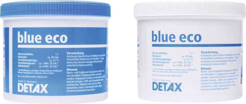 blue eco  Standardpackung  800 g Base, 800 g Katalysator, 2 Dosierlöffel