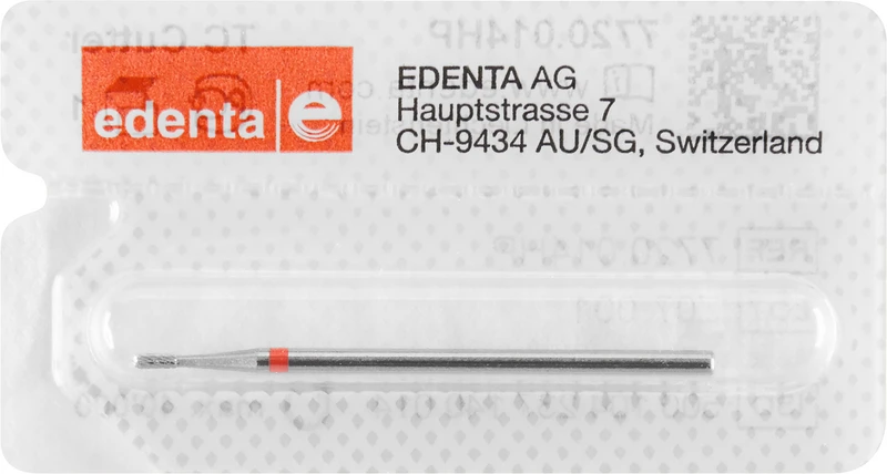 HM-Fräser Schliff 20  Stück  Kreuzverzahnung, rot fein, HP, Figur 237, 3 mm, ISO 014