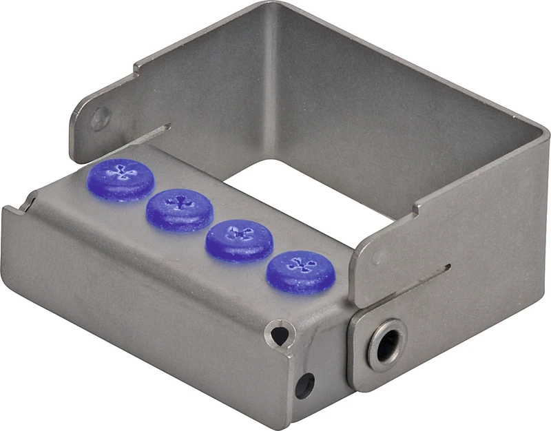 PLUG IN  Stück  für 4 Instrumente blau, 4,5 x 2 x 3 cm