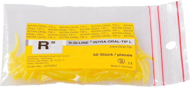 R-SI-LINE® INTRA-ORAL-TIP L  Beutel  50 Stück L gelb, für Mischkanülen LN, MLN