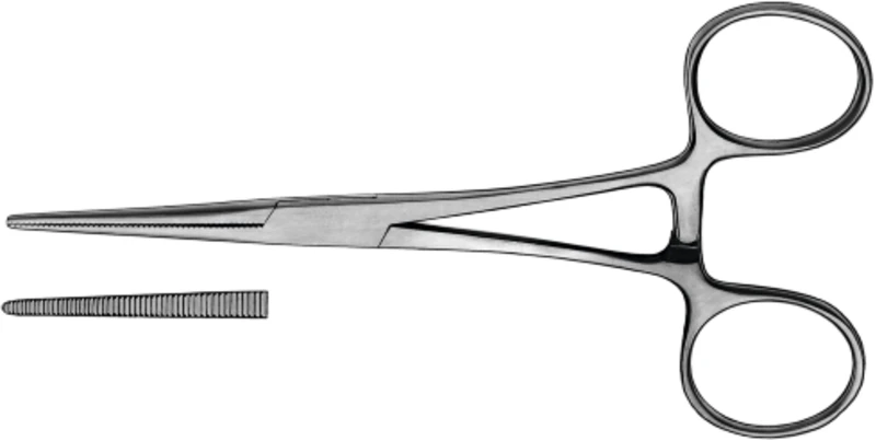 Arterienklemmen nach Pean  Stück  1895, 14 cm, gerade