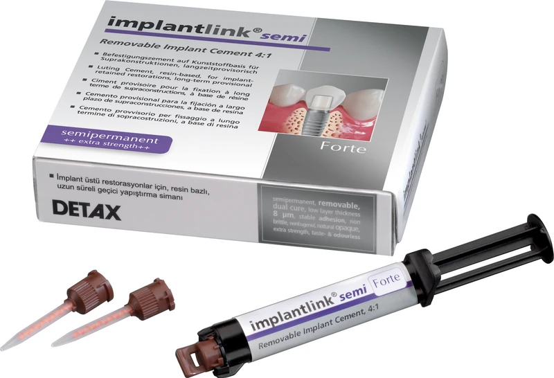 implantlink® semi  Standardpackung forte  5 ml Kartusche mini-mix
