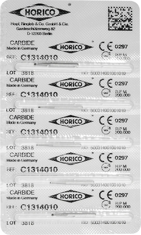 HM-Bohrer C1  Packung  5 Stück FG, Figur 001, ISO 010