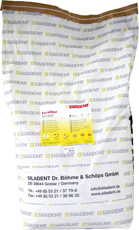 Excalibur  Sack  25 kg Gips goldbraun