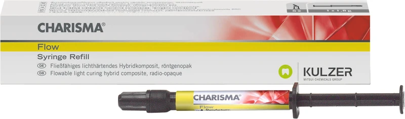 CHARISMA® Flow  Packung  1,8 g Spritze ROW, A3, 5 Kanülen