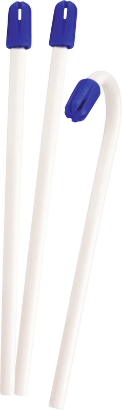 Total Comfort Speichelsauger  Packung  100 Stück weiß\blau, abnehmbare Kappe