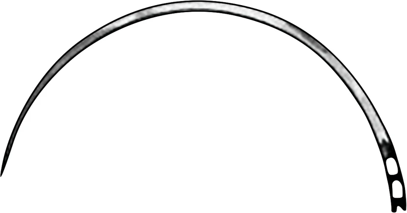 Chirurgische Nähnadeln  Packung  12 Stück Dreieckskörper, gebogen, Figur 15