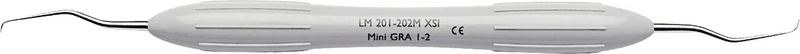 LM DuraGradeMAX Mini Gracey  Stück  Figur 1\2, Frontz.\Prämolaren, grau, LM-ErgoMax Griff