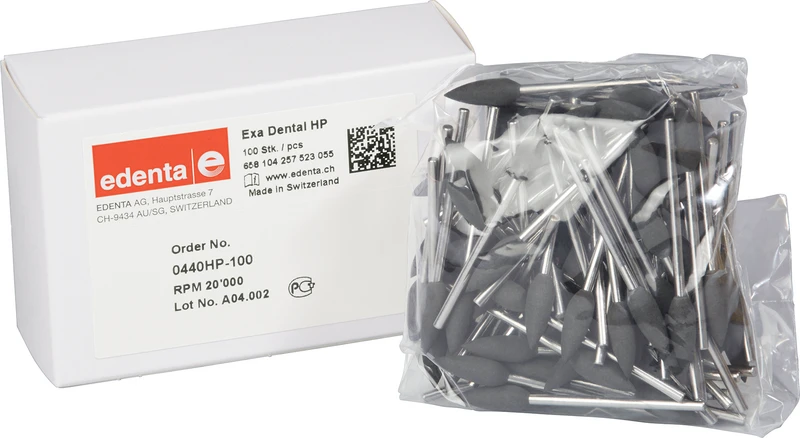 Exa Dental  Packung  100 Stück schwarz grob, HP, Figur 257, 16 mm, ISO 055