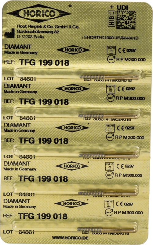Diamant TFG 199  Packung  5 Stück FG, Figur 199, ISO 018