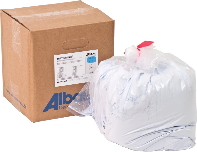 Test-Granit  Karton  20 kg blau