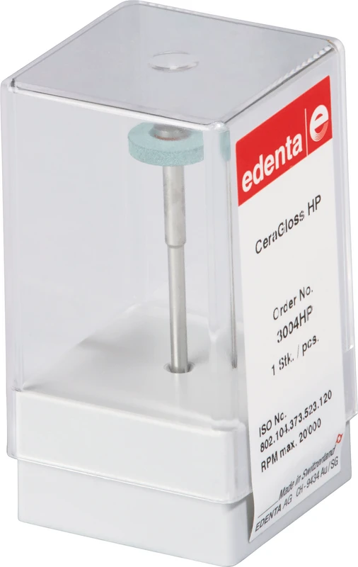 CeraGloss  Stück  blau mittelgrob, HP, 2 mm, ISO 120