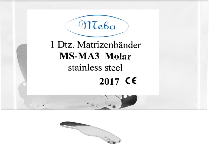 Matrizenbänder  Packung  12 Stück Nr. 3