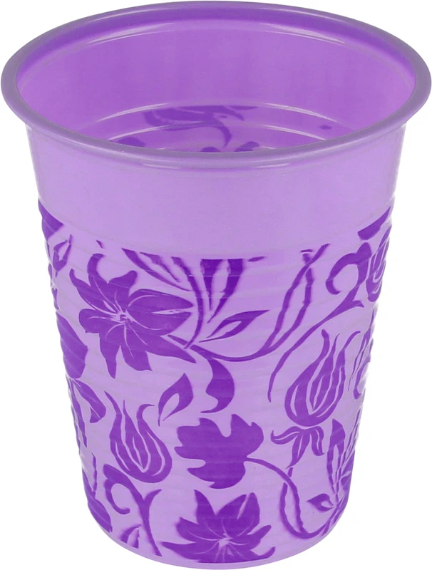 Monoart® Mundspülbecher Flower  Karton  1.000 Stück lila, 180 ml