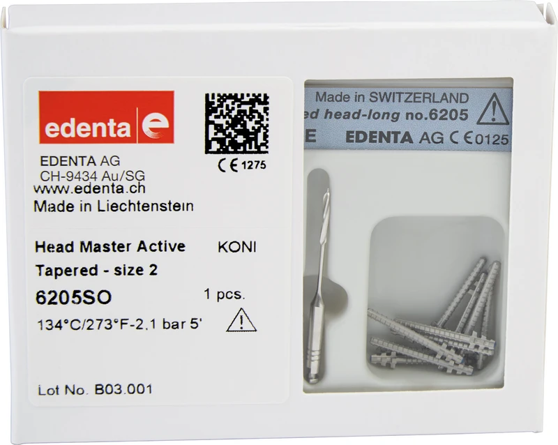 HeadMaster konisch, Aktiv  Sortiment  Gr. 2, lang