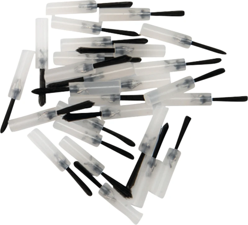 Pinseleinsätze  Packung  100 Stück schwarz, medium