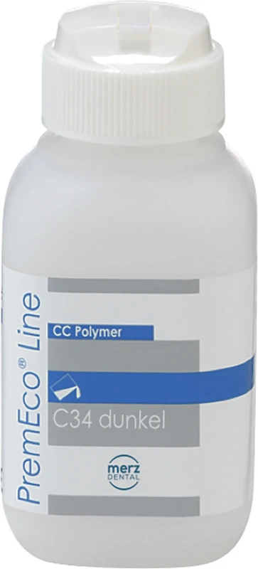 PremEco® Line Gießkunststoff  Dose  100 g Pulver C34 dunkelrosa-opak geadert