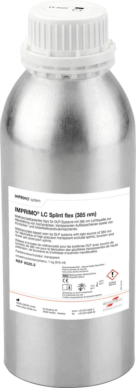 IMPRIMO® LC Splint flex  Flasche  1 kg 385 nm, transparent